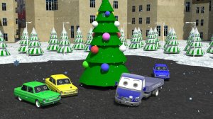 Новогодняя елка. Грузовичок Почтовичок Серия 17