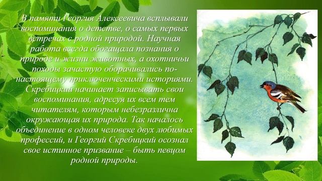 Эколого-познавательный час «Ценитель и знаток природы» смотреть онлайн