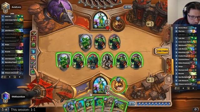 How to play Jade Druid (Hearthstone Kobolds and Catacombs post-nerfs deck guide) смотреть онлайн