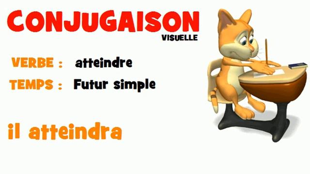 FRENCH VERB = atteindre = Futur simple смотреть онлайн