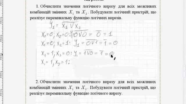 03 Алгебра логіки Логічні принципи функціонування цифрових схем Перемикальні функції двох змінни смотреть онлайн