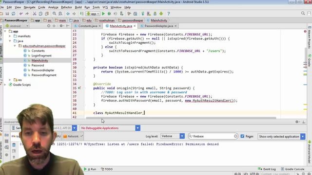 Firebase Email&Password Authentication Code смотреть онлайн