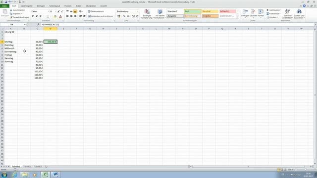 Microsoft Office 2010 // ? EXCEL // Teil 04: Berechnungen und Formatierungen смотреть онлайн