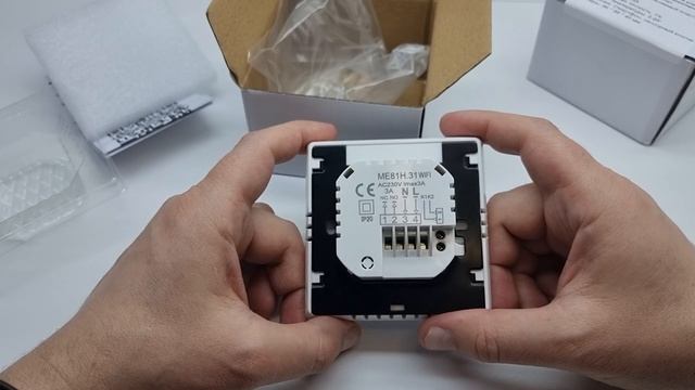 Умный терморегулятор термостат для котла, водонагревателя, отопления Yandex SmartLife Tuya ME81-H.3