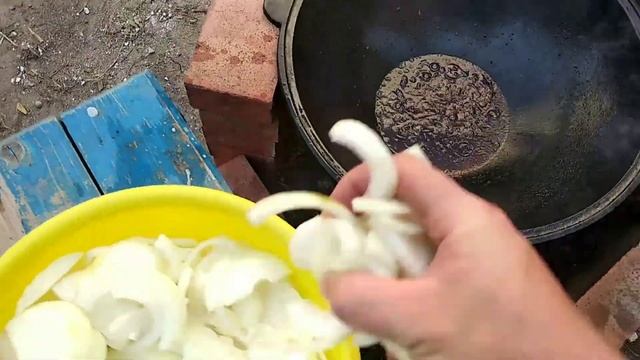 Очень простое и вкусное блюдо в казане #казан смотреть онлайн