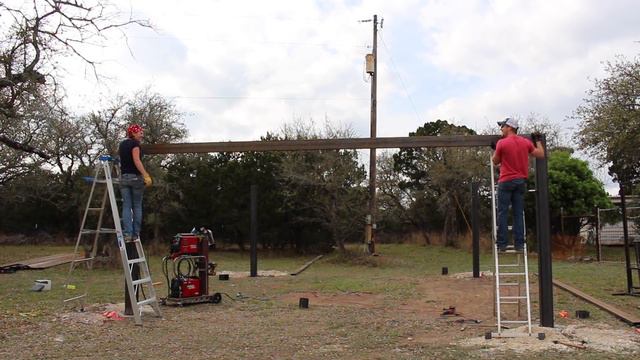 How to Build a Metal Carport | DIY Part 1 смотреть онлайн