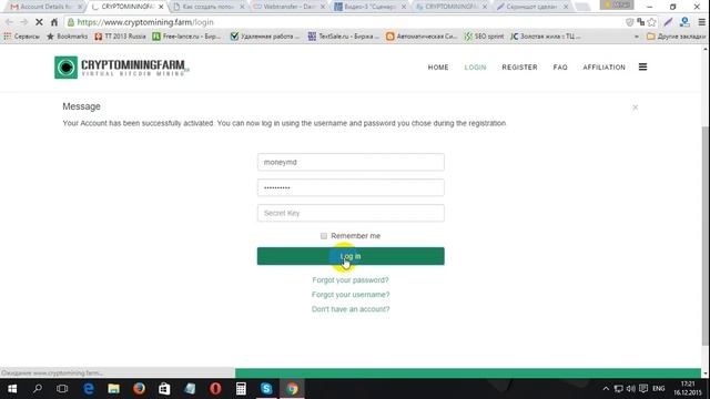 Prezentatea CRYPTOMININGFARM 10$ Gratis