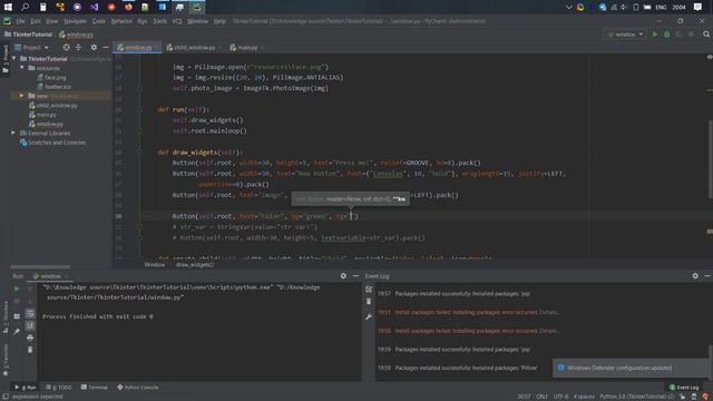 Python GUI tkinter #8 - Button. Кнопка. Свойства, атрибуты, команды. Применение смотреть онлайн