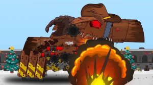 Эволюция гибридов КВ-44 vs ГУСТАВ vs Фердинанд - Мультики про танки