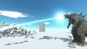 GODZILLA vs Dinosaur Army ARBS Animal Revolt Battle Simulator