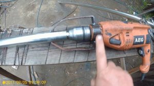 Самодельный вибратор для бетона.