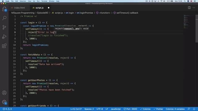 Myanmar Web Developer - Episode 90 - Promise Chaining смотреть онлайн