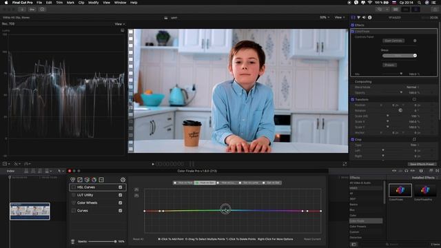 Как сделать киношную цветокоррекцию Teal and Orange смотреть онлайн