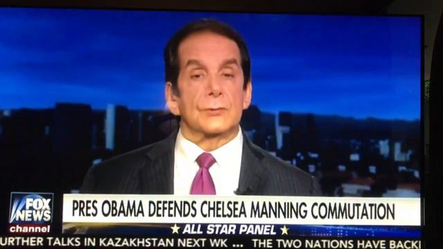 Charles Krauthammer on Chelsea Manning sentence reduction – ...”a disgrace”. смотреть онлайн