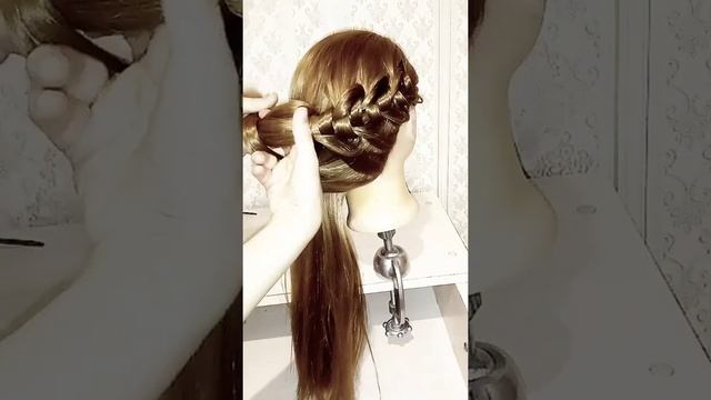 ?ЛЕГКАЯ коса за 5 минут?Прическа в школу?Прическа на праздник и на каждый день смотреть онлайн