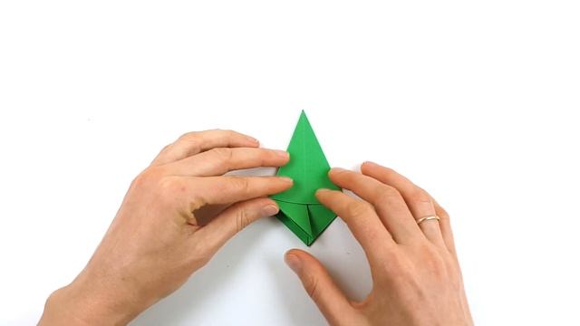 Ёлочка Оригами 3D Елка из бумаги Новогодние поделки из бумаги своими руками Origami Christmas tree смотреть онлайн