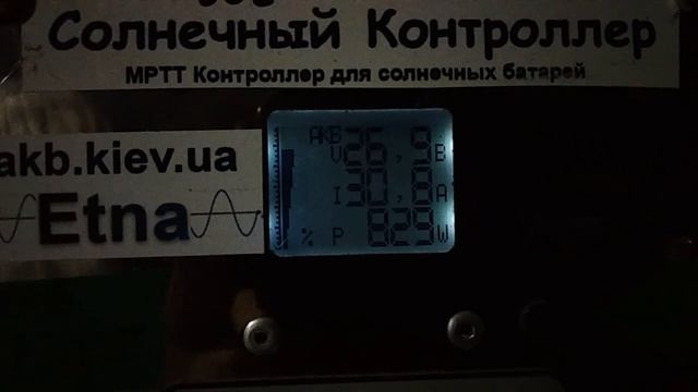 Контроллер Фотон 50а100в - "зависает" или нет на 20А? смотреть онлайн