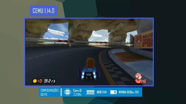 Mario Kart 8 - CEMU 1.14.0 NVIDIA 820m смотреть онлайн