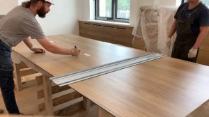 Резка панелей SLOPLAST HPL