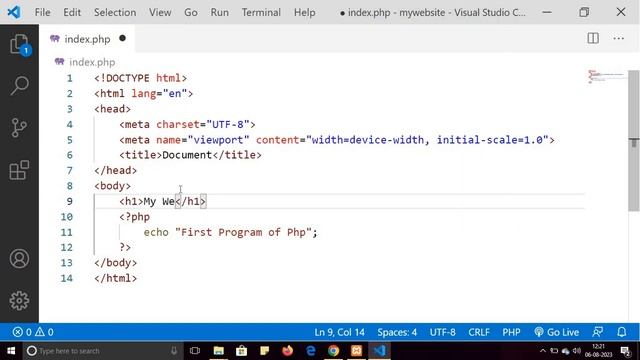 How to run First PHP Program in XAMPP Server | PHP Tutorial for Beginners смотреть онлайн