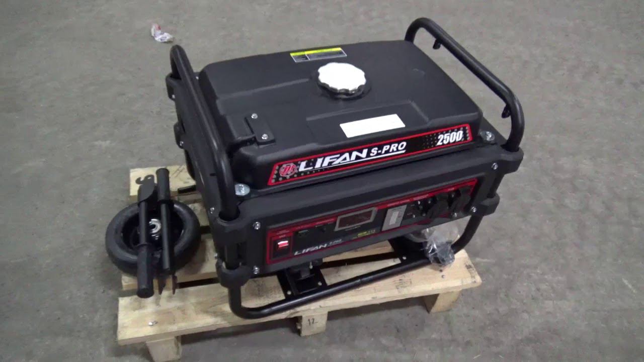 Обзор: Бензиновый генератор | LIFAN 2500 | 2,5 кВт | Agregat-24.ru