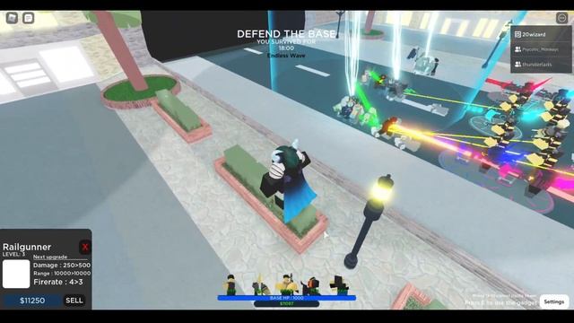 (voice) Roblox Base Defense Railgun and Robo Hunter! смотреть онлайн