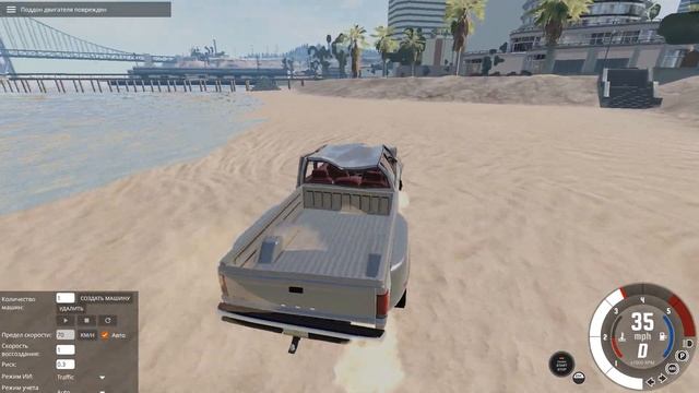 BeamNG drive Green car trick Yaroslav смотреть онлайн
