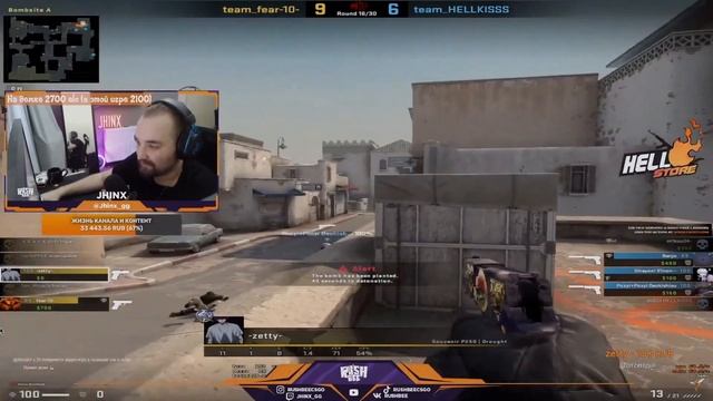 RUSH BEE x JhinX смотрит игру 4000 к elo ( fear, anastaze, zetty) смотреть онлайн