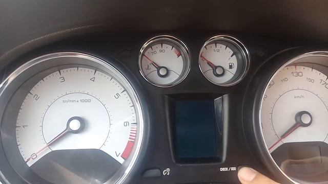 Обнуляем сервисный интервал (счетчик ТО) Пежо-408 смотреть онлайн