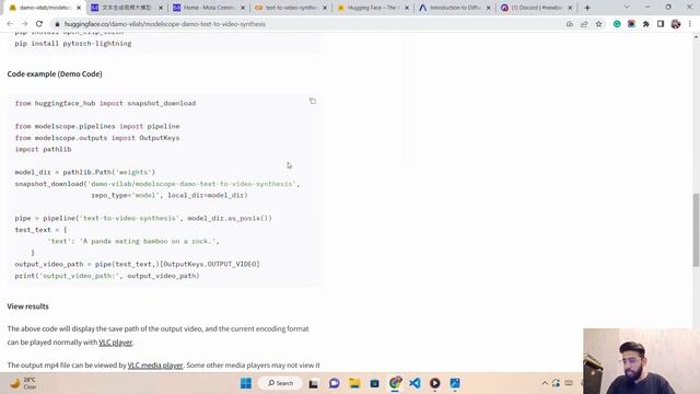 Text-to-Video Generation using a Generative AI Model смотреть онлайн