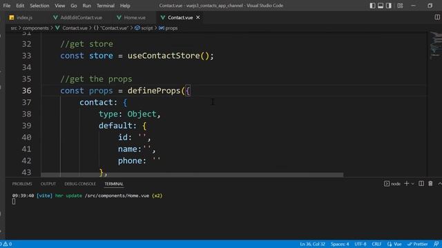Contacts App With Vuejs 3 Composition API and Pinia Part 11 (Update Contact Part 2) Moroccan Darij смотреть онлайн