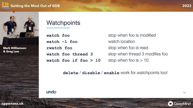 Getting the Most Out of GDB - Mark Williamson & Greg Law - C++ on Sea 2022 смотреть онлайн