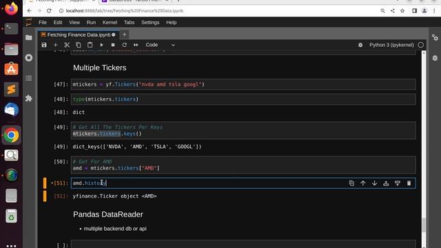 Python For Finance - Working with Multiple Tickers using YFinance смотреть онлайн