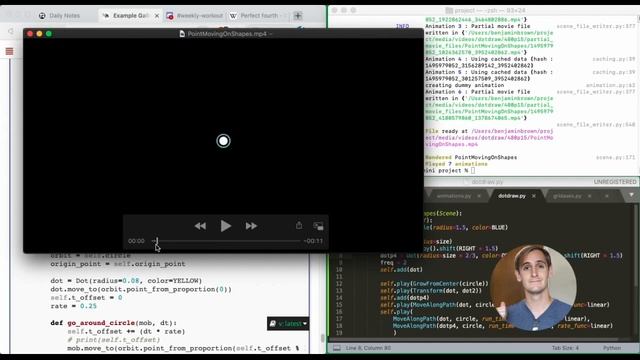 Manim Tutorial || with a real-time example of a project смотреть онлайн