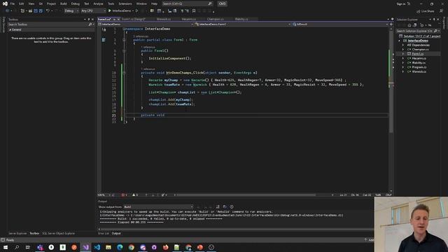 Introduction to C# Interfaces смотреть онлайн