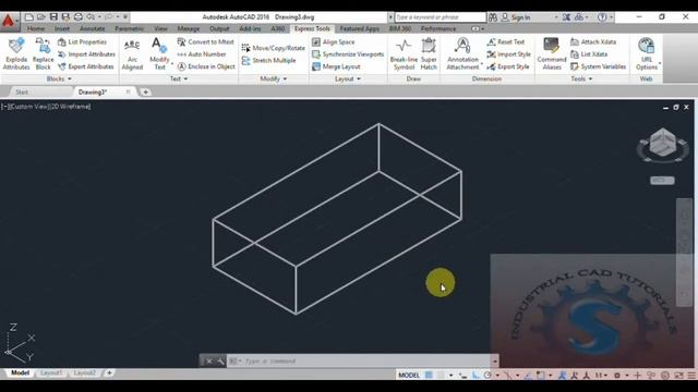 FLATTEN OBJECTS || MODIFY EXPRESS TOOLS || BASIC TUTORIALS FOR BEGINNERS || AUTO-CAD 2016 смотреть онлайн