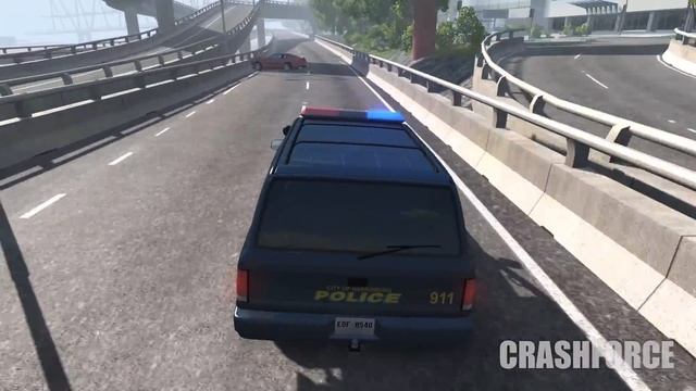 Out of Control Crashes #25 - BeamNG drive смотреть онлайн