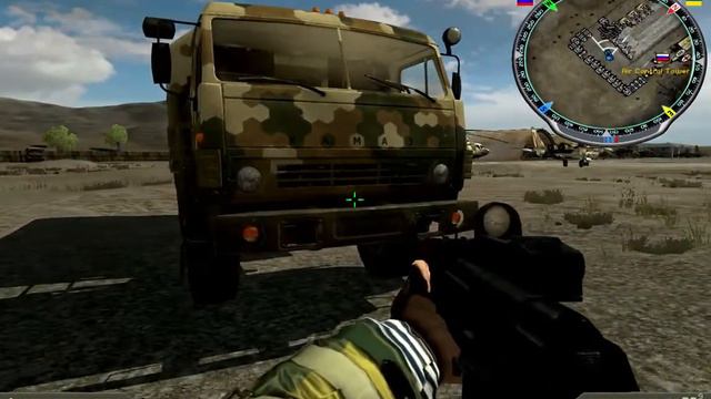 Battlefield 2 Nations at War Beta Testing Russian Kamaz 5350 Preview 720p смотреть онлайн