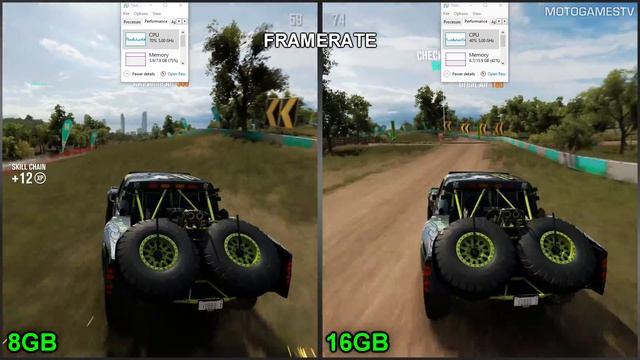 Forza Horizon 3 [PC] - 8GB vs 16GB RAM - Performance Comparison смотреть онлайн