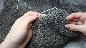 МК Базовый свитер полупатентной резинкой