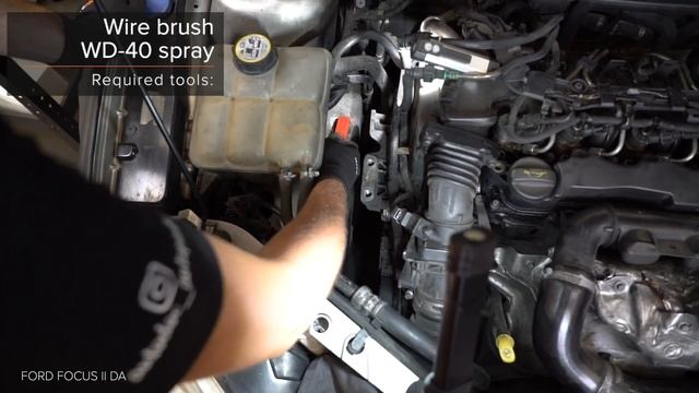 How to replace engine mount on FORD FOCUS MK2 Saloon [TUTORIAL AUTODOC] смотреть онлайн
