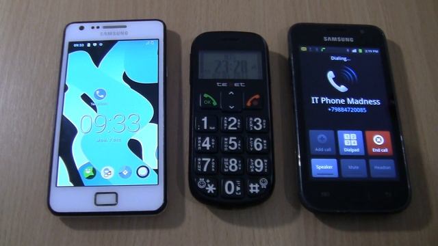 Over the Horizon Incoming call&Outgoing call at the Same Time teXet+Samsung Galaxy S1+S2 Android 1 смотреть онлайн