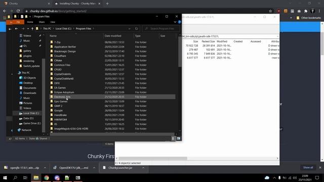 Chunky 2.4 setup - Installing Java 17 and JavaFX on Windows смотреть онлайн