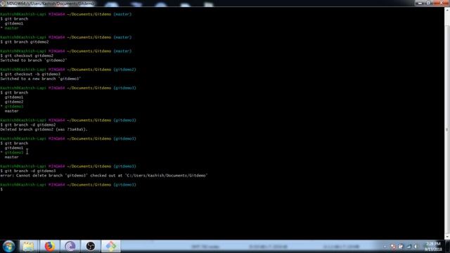 17.Deleting and Renaming branches смотреть онлайн