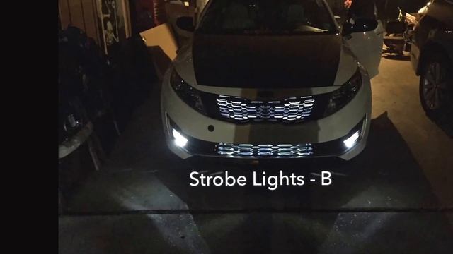 LED Strobe Lights on my KIA Optima Hybrid смотреть онлайн