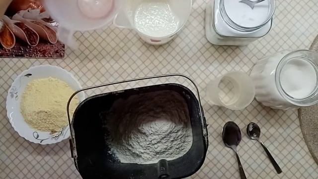 Кукурузный хлеб в хлебопечке. смотреть онлайн