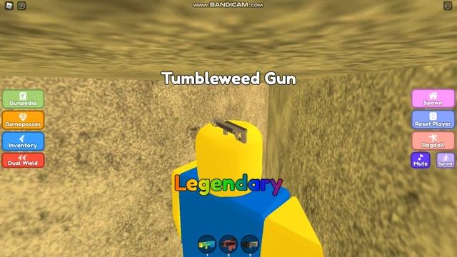 How to Get Tumbleweed Gun in Admin Guns! Roblox смотреть онлайн