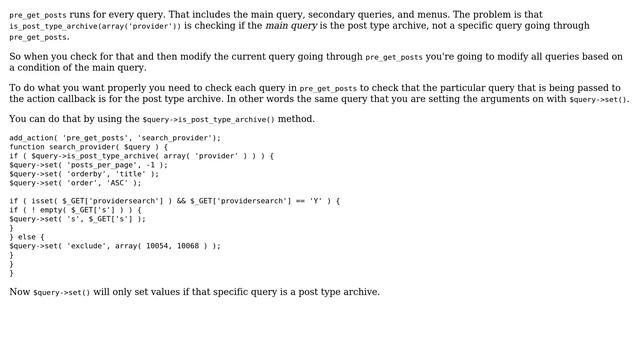 Wordpress: Modify query in pre_get_posts action is messing up my nav menu (2 Solutions!!) смотреть онлайн