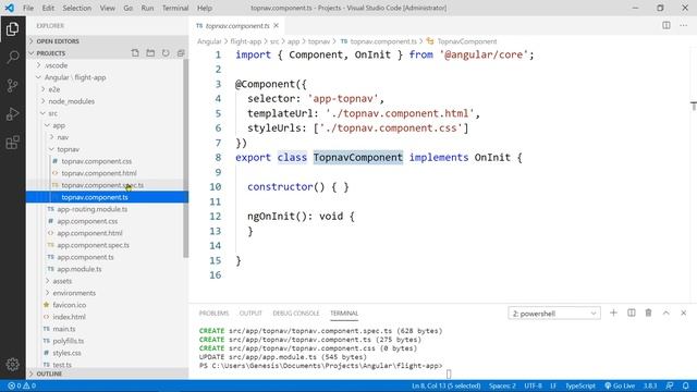 Angular: generate component using ng CLI смотреть онлайн