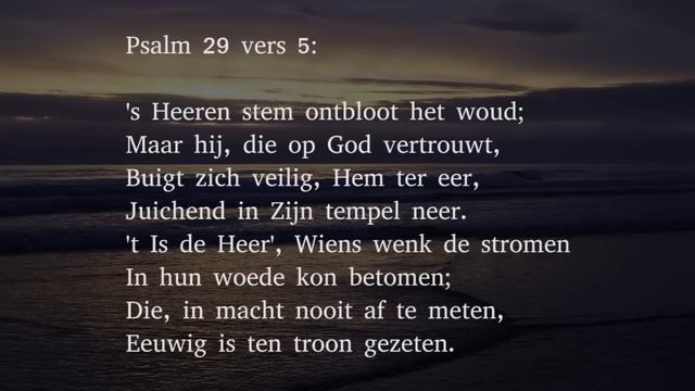 Psalm 29 vers 1, 5 en 6 - Aardse machten, looft den Heer'! смотреть онлайн